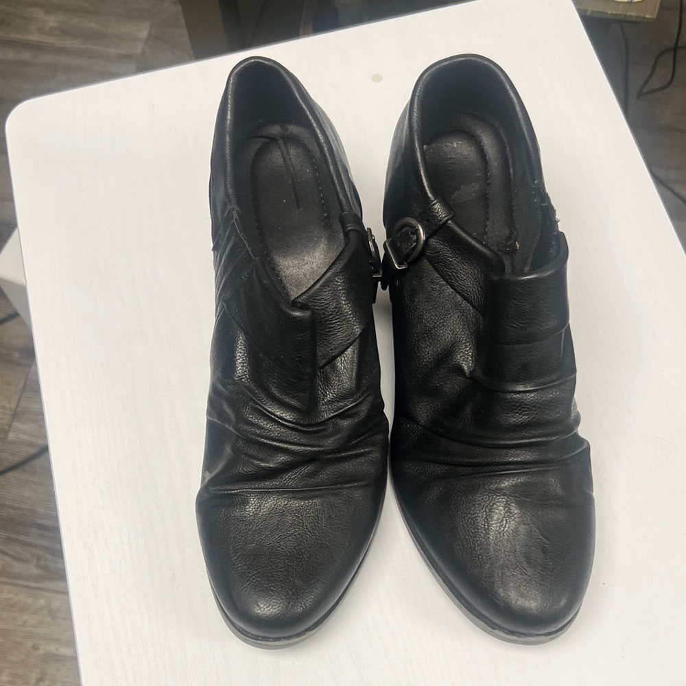 BareTraps Black Ankle Booties